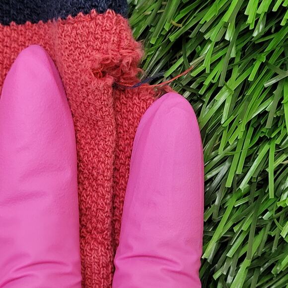 Ralph-Lauren Stripes Polo Shirt 2XL 25x32 Faded Red - Picture 6 of 15